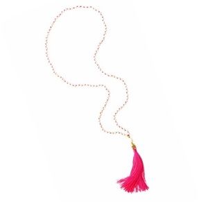 Lilly Pulitzer Pink Tassel Necklace